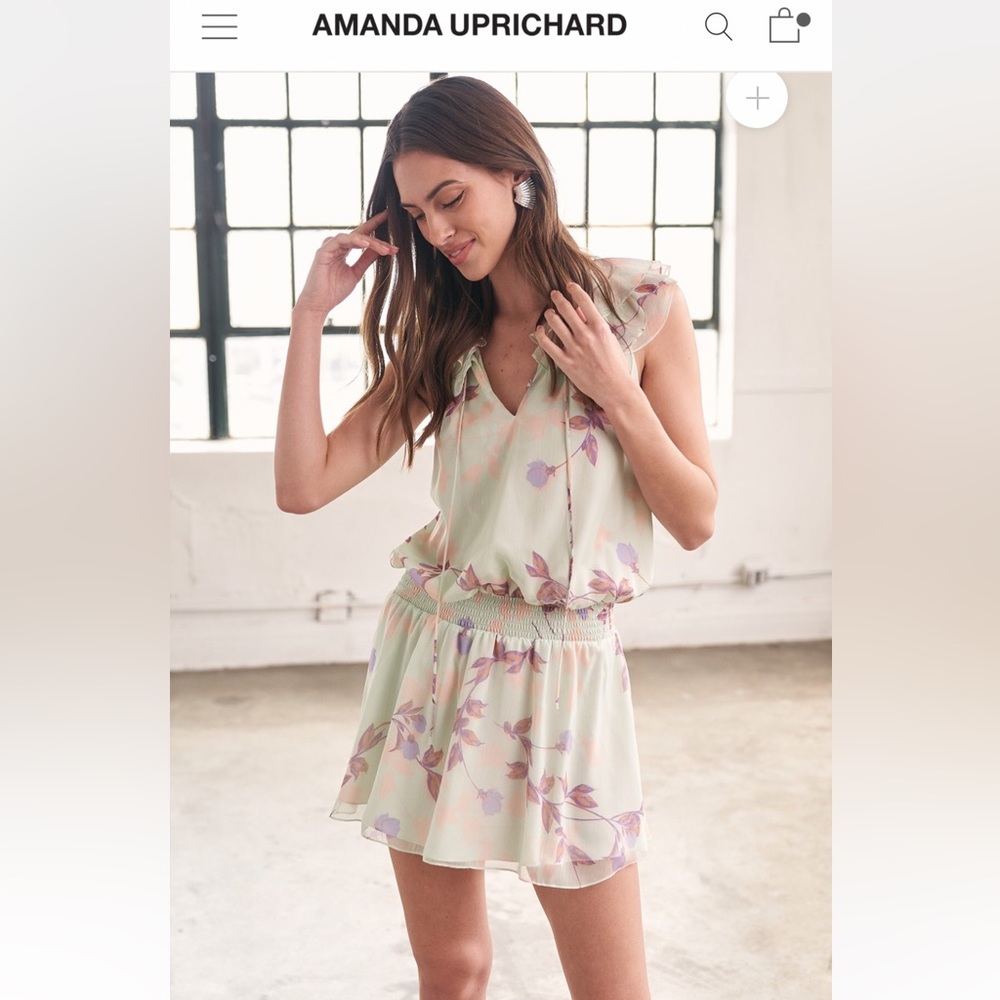 Amanda Uprichard Belle Kimmie Dress in Monte Carlo